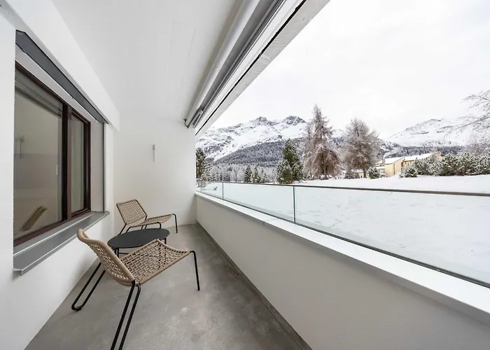 Apartament New Premium With Efireplace, Pool & Sauna Sankt Moritz